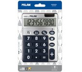 MILAN Blíster Calculadora Silver Azul marino 10 Dígitos