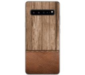 Tumundosmartphone Funda Gel Tpu para Samsung Galaxy S10 5G diseño Madera 09 Dibujos