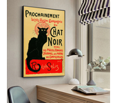 Vintage Le Chat Noir Black Cat 1896 Black Cat Cabaret Ai Poster HD Posters Home Room Bar Cafe Decor Art Wall Painting Picture
