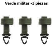 1/3/5pcs Outdoor Keychain Tactical Gear Clip Keeper Pouch Belt Keychain Webbing Gloves Rope Holder Military Molle Hook