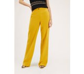 Motivi - Pantalón Modelo Palazzo en Mezcla de Lino para Mujer