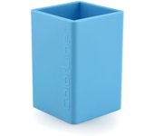 Portalápices de Silicona Office Box - Cubilete de Mesa Premium - Tamaño 9.5x6.5 Cm - 10 Atractivos Colores