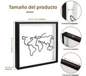 Souvenirs Photo Frames Large Capacity Photo Box Travel Adventure Archive Shadow Box Piggy Bank Ticket Stub Souvenir Storage Box