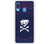 Funda original compatible con Samsung Galaxy A20E - Levante Escudo Huesos Blanco