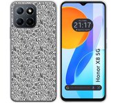 Funda Silicona para Huawei Honor X8 5G diseño Letras Dibujos