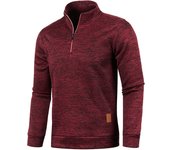 Men's Collar Half zipper Sweatshirts Spring Autumn Casual Pullover for Male Sweat Outdoor Turtleneck Coats Solid Sports Clothing