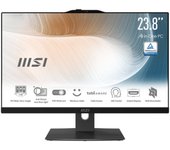 MSI Modern AM242P 12M Intelﾂｮ Core邃｢ i5 i5-1235U 60,5 cm (23.8") 1920 x 1080 Pixeles PC todo en uno 16 GB DDR4-SDRAM 512 GB SSD Wi-Fi 6E (802.11ax) Negro