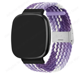 Braided Solo Loop Strap for Fitbit Versa 3 4 Band Adjustable Nylon Sport Watchband Bracelet for Fitbit Sense 2 Bands Watchband