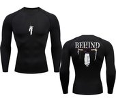 Anime Compression Shirt Men Print Breathable Football Fitness Tight Sportswear Althletic Quick Dry Rash Guard Gym Riding Tops