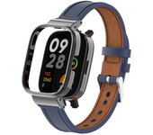 Apply to red rice watch 1 2 3 strap ultra-fiber leather strap metal protection box one Smart Sports Redmi Watch 3 strap