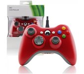 IMATICA LOS PALACIOS - Mando con Cable para Xbox 360 Color Rojo Vibrante