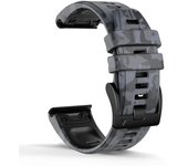 26 22MM Watchband Straps For Garmin Fenix 7 7X Pro 47 51mm 6 6X Pro 5 5X Plus Epix 2 Camo Silicone QuickFit Smartwatch Wristband