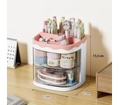 Pen Holder Large Capacity Desktop Multifunctional Stationery Storage Box Student Desk Storage Box Office Creative Pen Box