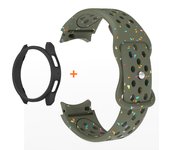 Soft Silicone Strap+Case for Samsung Galaxy Watch 7 6 5 4 40/44mm 5Pro45mm Sport Band for Galaxy Watch6 Classic 47/43mm Bracelet