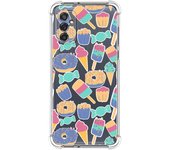 Funda Silicona Antigolpes para Samsung Galaxy M52 5G diseño Dulces 02 Dibujos