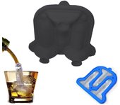 Molde divertido para cubitos de hielo, molde de silicona para cubitos de hielo de broma, bandeja novedosa para cubitos de hielo para adultos, ideal para bares, cócteles, whisky, bebidas frías, té, café y decoraciones para despedidas de soltero.