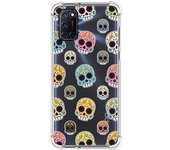 Tumundosmartphone Funda Silicona Antigolpes para Oppo A52 / A72 diseño Catrina Dibujos