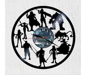 VinyWoody Reloj de Pared Disco de Vinilo Avalancha Rebeldes Salvamundos Videojuego Decoracion