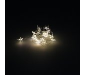 Maurer Luces Navidad Estrellas LED Blanco Cálido IP44 - Pilas