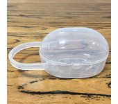 Baby Solid Pacifier Box Soother Container Holder Pacifier Box Travel Storage Case Safe Holder Pacifier PP Plastic Box Size S