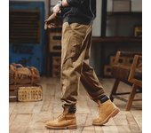 Spring and Autumn Pure Cotton Loose Casual Pants Men's Amikaki Trendy Brand All Cotton Straight Tube Workwear Pants