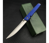 C-R 7096 Lightweight Pocket Folding Knife 3.11" 8Cr13Mov Stonewashed Blade G10 Handle EDC Hunting Outdoor Survival Tools