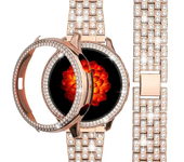 Strap Case Protector For Samsung Galaxy Watch 6 5 40mm 44mm Metal Bracelet For Galaxy Watch 4 44mm 40mm Band Diamond Cover Frame