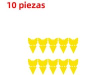 10-50pcs Strong Sticky Fly Pest Traps Bugs Plant Insect Catcher Dual-Sided Sticky Board Pest Control Catcher for Outdoor Garden