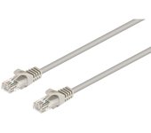 Conexión U/UTP Cat.6A RJ45 macho - macho, Cobre LSZH Gris