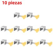 5/10Pcs Window Lock Buckle Fixed Aluminum Alloy Screen Sliding Windows Child Protection Safety Household Anti-Theft Limit Device