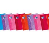 Cuadernos Oxford A4 Grapados, Cuadrícula 5x5 con Margen, Tapa Blanda, 48 Hojas - Pack 10 Cuadernos