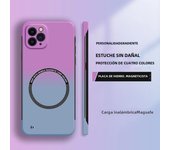 Hard PC Gradient Color Frameless Phone Case For Magsafe iPhone 16 15 14 Plus 13 12 11 Pro X XR Xs Max Magnetic Matte Thin Cover
