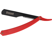 NAVAJA DE CARRIL MANGO PLASTICO ROJO BLESSED (marca: Blessed)