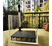 transparent acrylic shrimp fish tank filter system aquarium square UGF box under gravel filter box, water grass breeding box