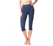 Anaissa - Legging capri push up 160 den con fibra Emana, Lena