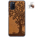 Tumundosmartphone Funda Gel Tpu para Oppo A52 / Oppo A72 diseño Cuero 03 Dibujos