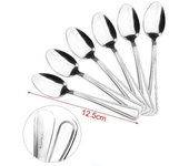 Maxia Market - Cubiertos accesorios para cocina, cuchillo para carne, fruta, de mesa, pescado, cuchara de postre, sopa, tenedor, espatula para tarta, acero inoxidable INOX - Colección ELEGANCE