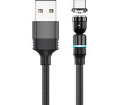540 Degrees Rotate Magnetic Cable Charging Micro USB Type C IPone Cable For iPhone13 Pro Max Samsung Xiaomi USB Cord Wire Cable