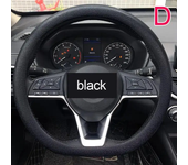 Universal Car Silicone Steering Wheel Elastic Glove Set Soft Texture Multi-color Anti-slip Car Decoration DIY Set Accessories