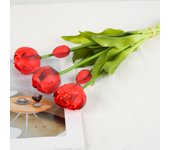 New Soft Glue Multi-Petal Tulip Artificial Flower Real Touch Bouquet 40cm Home Decoration Flower Living Room Floral Decoration