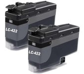 Brother LC-422 XL Pack 4 o unidad suelta. Compatible para impresoras Brother. Genérico de alta capacidad y calidad.