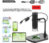 Digital Microscope Camera 3 In1 Type C USB Portable USB Handheld Microscopes For Soldering LED Magnifier Mobile Phone Repairing