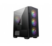 MSI MAG FORGE M100R carcasa de ordenador Midi Tower Negro, Transparente