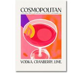 Retro Cocktail Posters Juice Alcohol Drinks Mojito Bramble Wall Art Canvas Painting Print Pictures for Bar Kitchen Home Decor