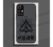 Cool Jujutsu Kaisen Phone Case For Redmi Note 13 12 11 10 9 8 Pro Plus S T 5G 4G Matte Frosted Translucent Cover