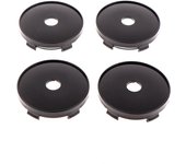 4Pcs/lot 60mm Fit 65mm Logo Black Plastic Car Wheel Center Hubcaps Covers Set Car Wheel Rim Hub Caps Car Styling Accessories