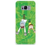 Funda original compatible con Samsung Galaxy S8 - Rick y Morty Fondo Acido