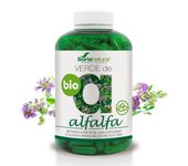 Verde de Alfalfa Soria Natural - Suplemento para Energía y Salud Digestiva, Capilar, Piel y Uñas - 240 cápsulas