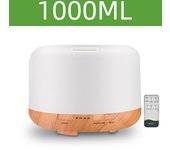 Humidificador de Aire Eléctrico con Difusor de Aroma  500Ml/1000Ml Ultrasonido para Niebla LED Essential Oil Diffuser con Carga USB