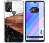 Funda Silicona para Blackview A50 diseño Mármol 11 Dibujos